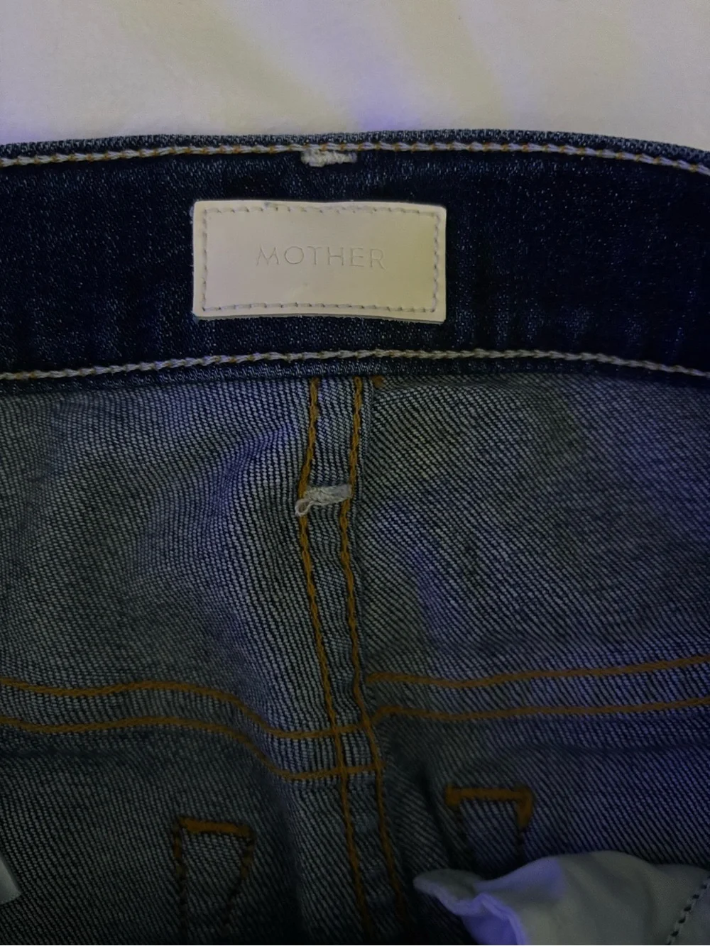 MOTHER Denim Shorts Size 26 Distressed Cutoff Jean Shorts